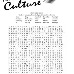 FTC Movie Word Search